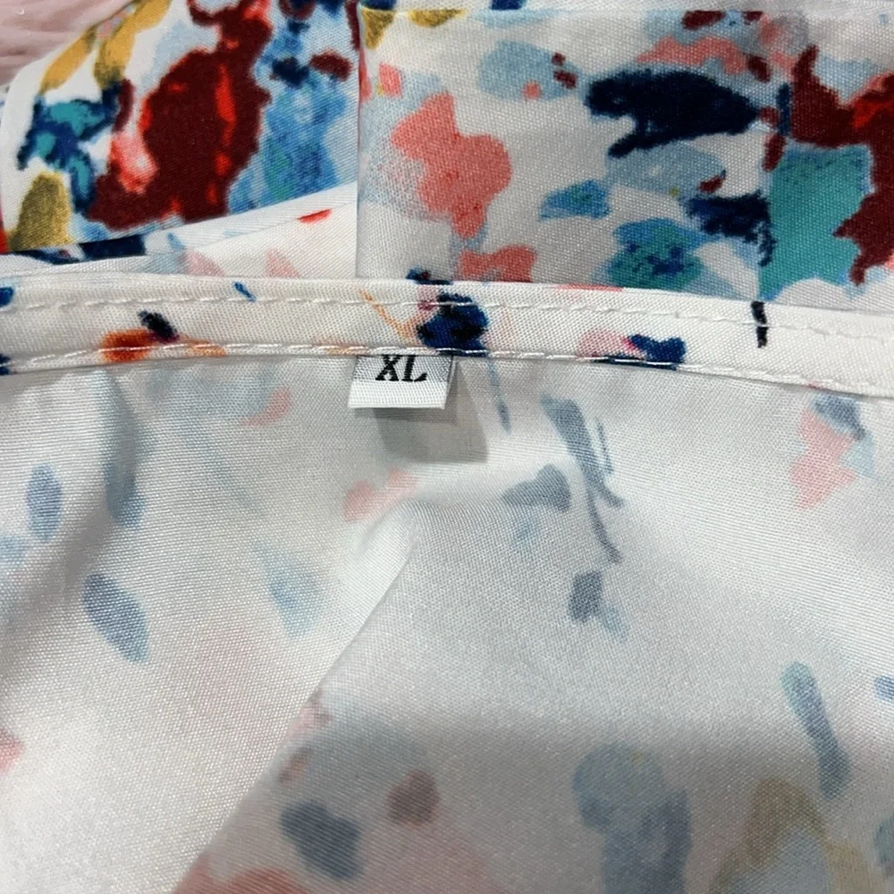 FLORAL TIE FRONT BOUTIQUE TOP